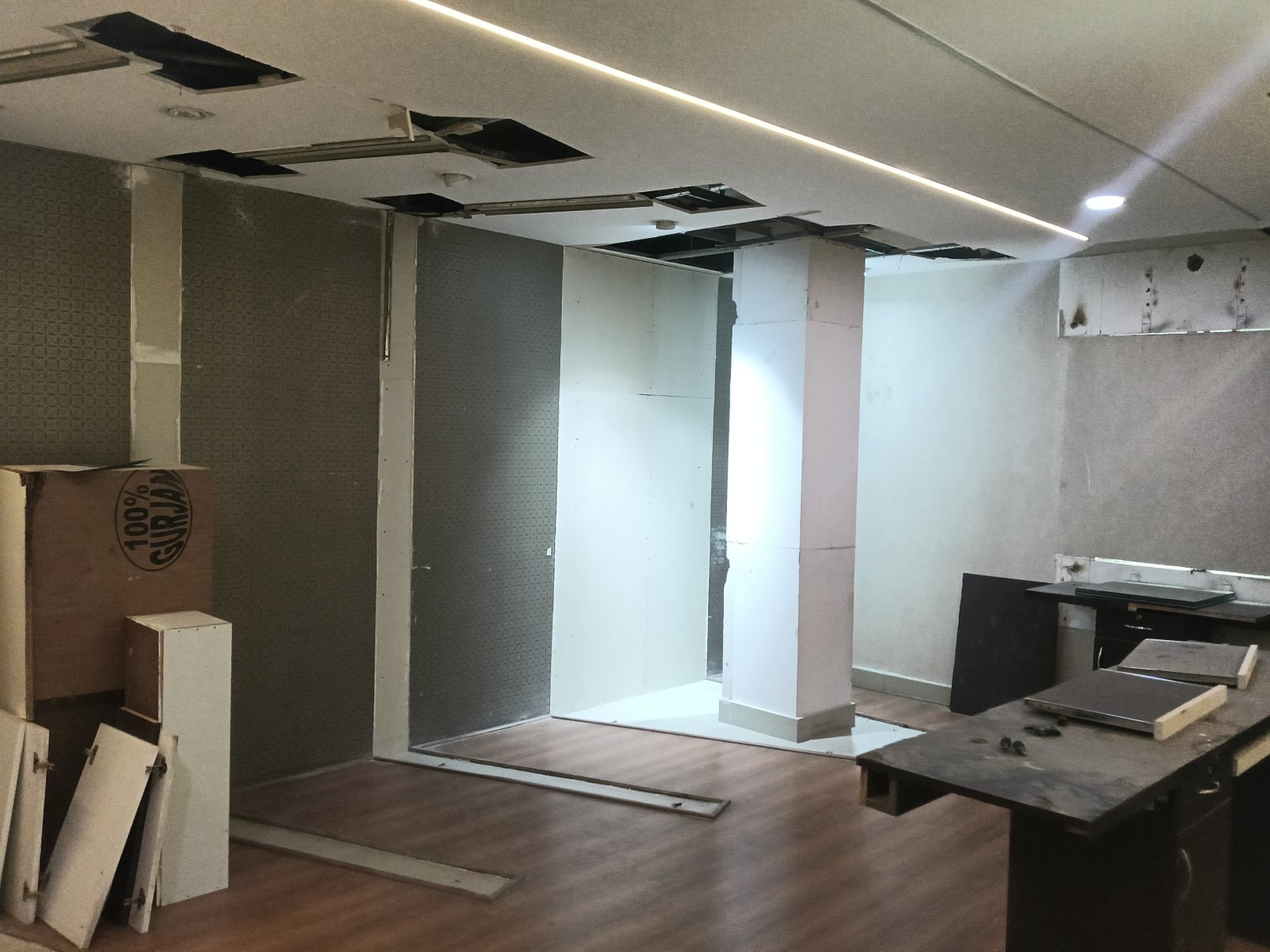 Ground floor commercial space for rent in Banjara hills