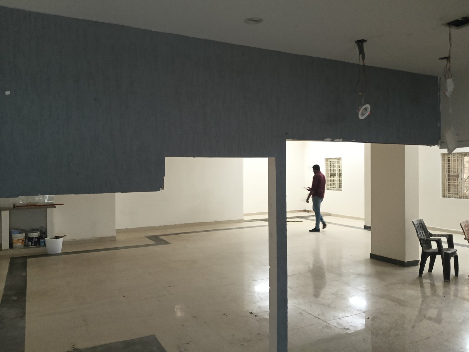 Ground floor commercial space for rent in Madhapur