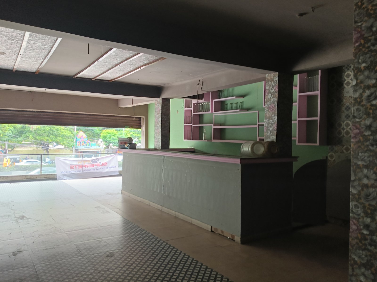 Ground floor commercial space for rent in Begumpet