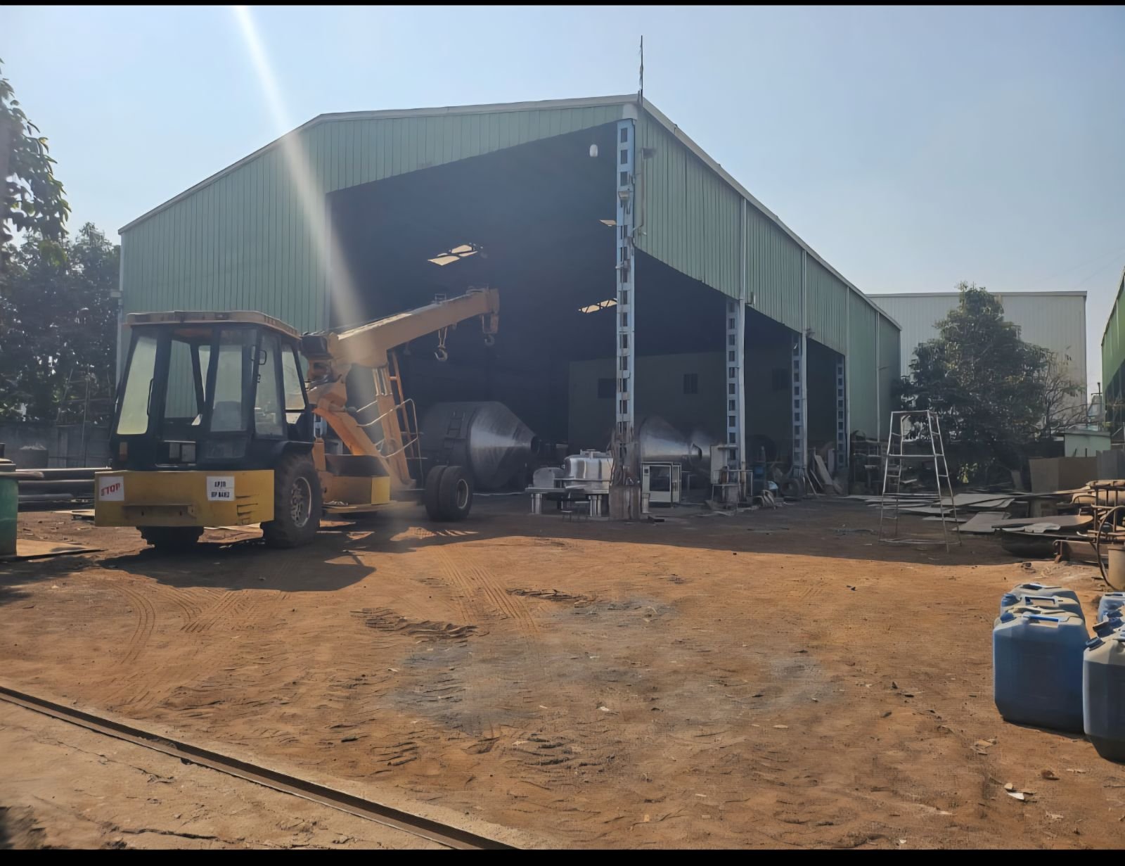 Industrial Land Foe Sale with Shed