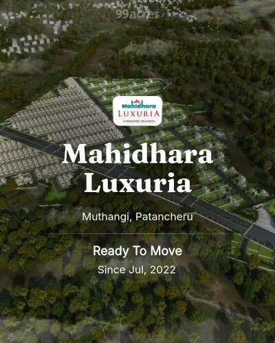 Villa For Sale in Mahidhara Luxuria Muthangi, Patancheru