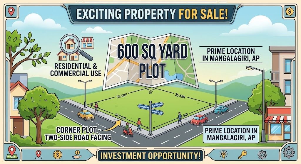 600 SQ. YARDS Plot For Sale